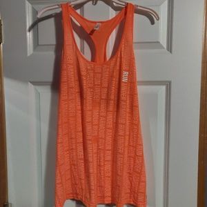 Under Armour "Run" Orange Tank Top